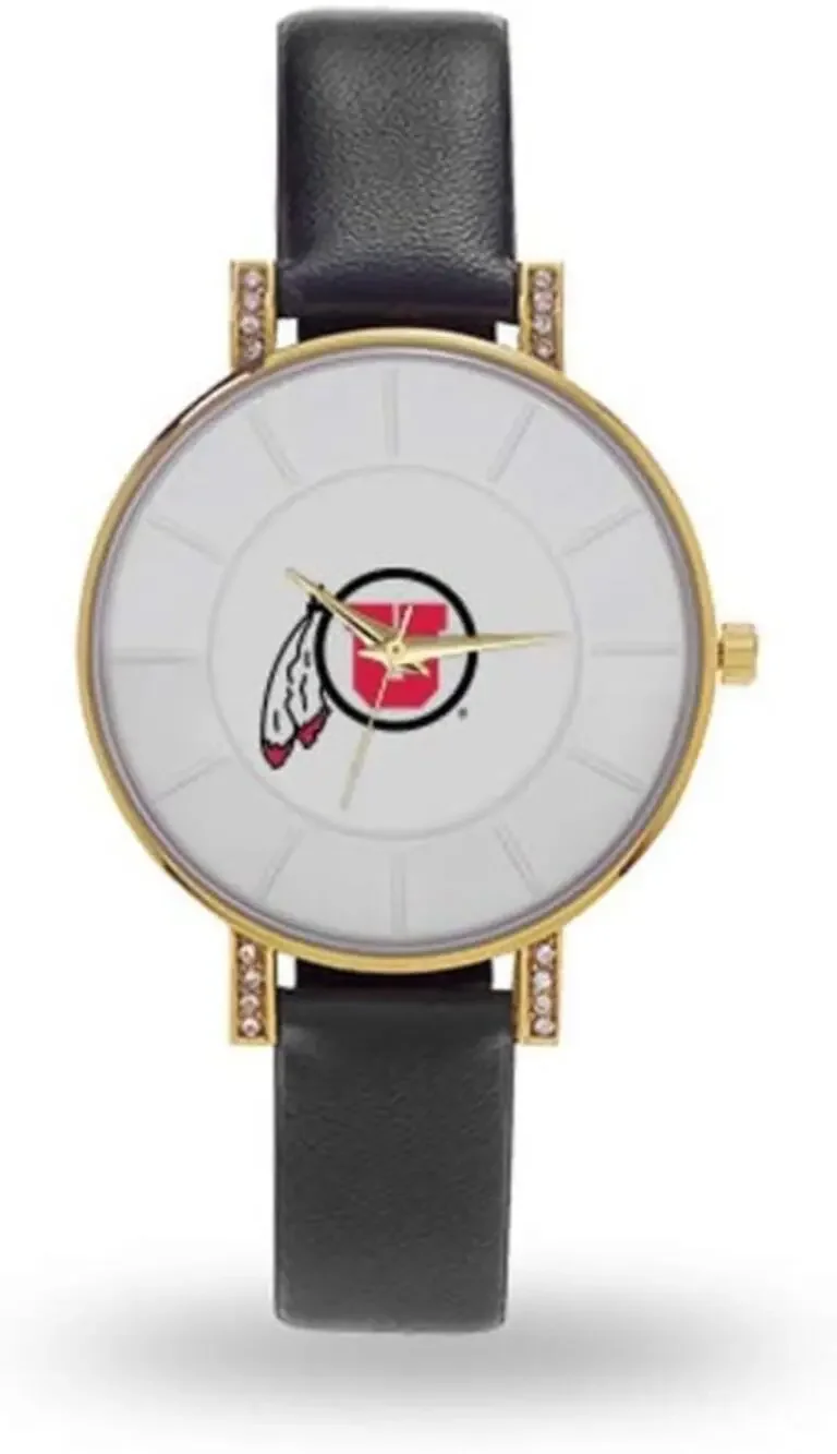 NCAA UTAH UTES WOMEN'S BLACK LUNAR WATCH LICENSED NEW
